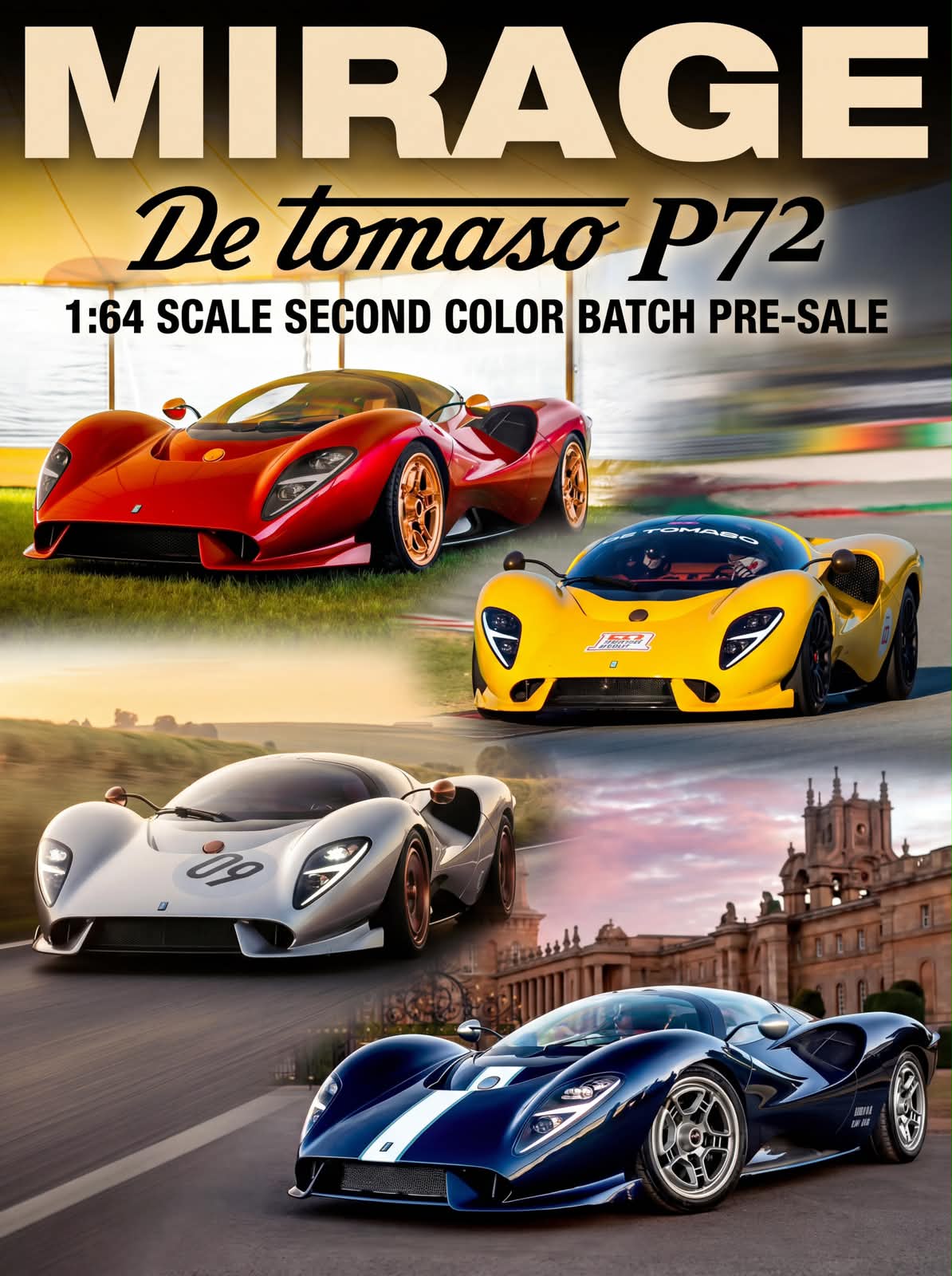Mirage 1:64 De tomaso