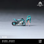MoreArt 1:64 Vocaloid Racing Motorcycle Figure Set Resin Model