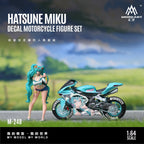 MoreArt 1:64 Vocaloid Racing Motorcycle Figure Set Resin Model