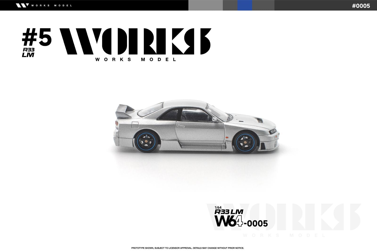 Works Model R33 LM SILVER