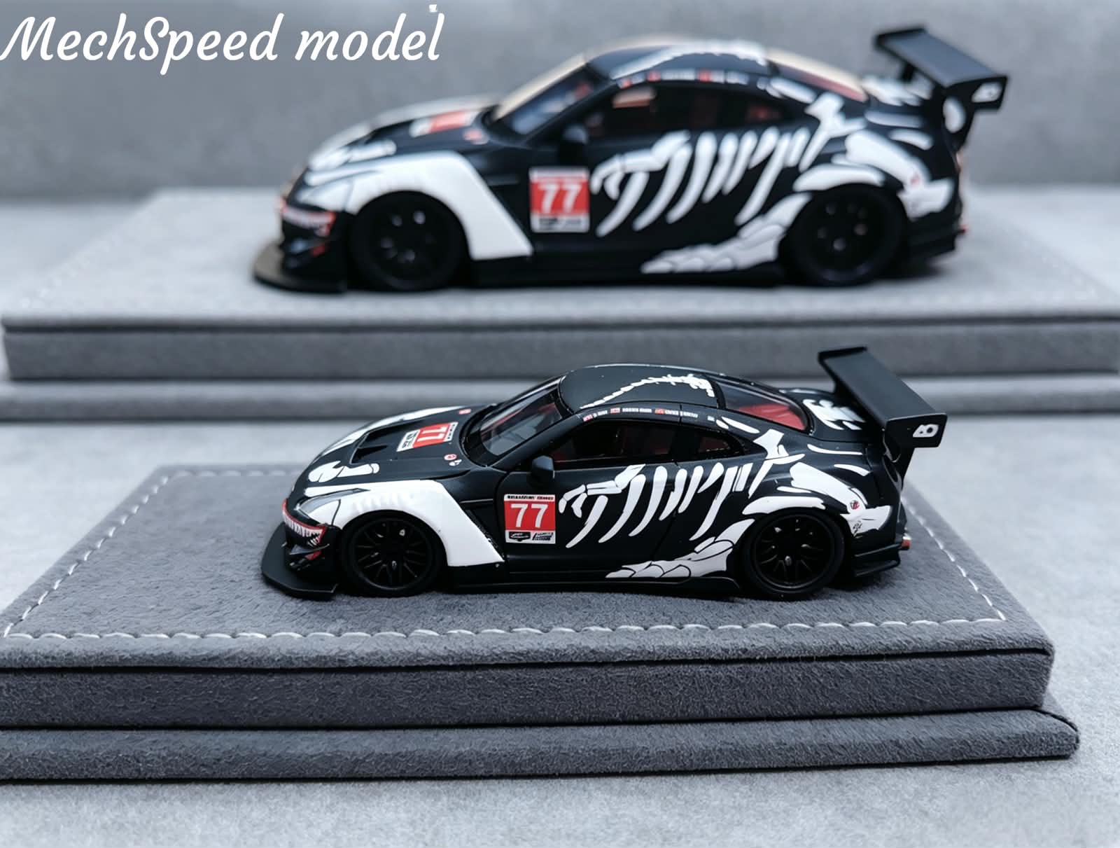Mechspeed 1/64 GT-R R35 LB Modified Resin Model.