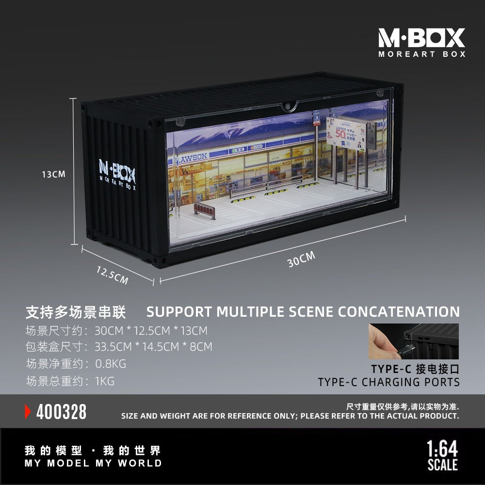 MBOX container model storage scene simulation model