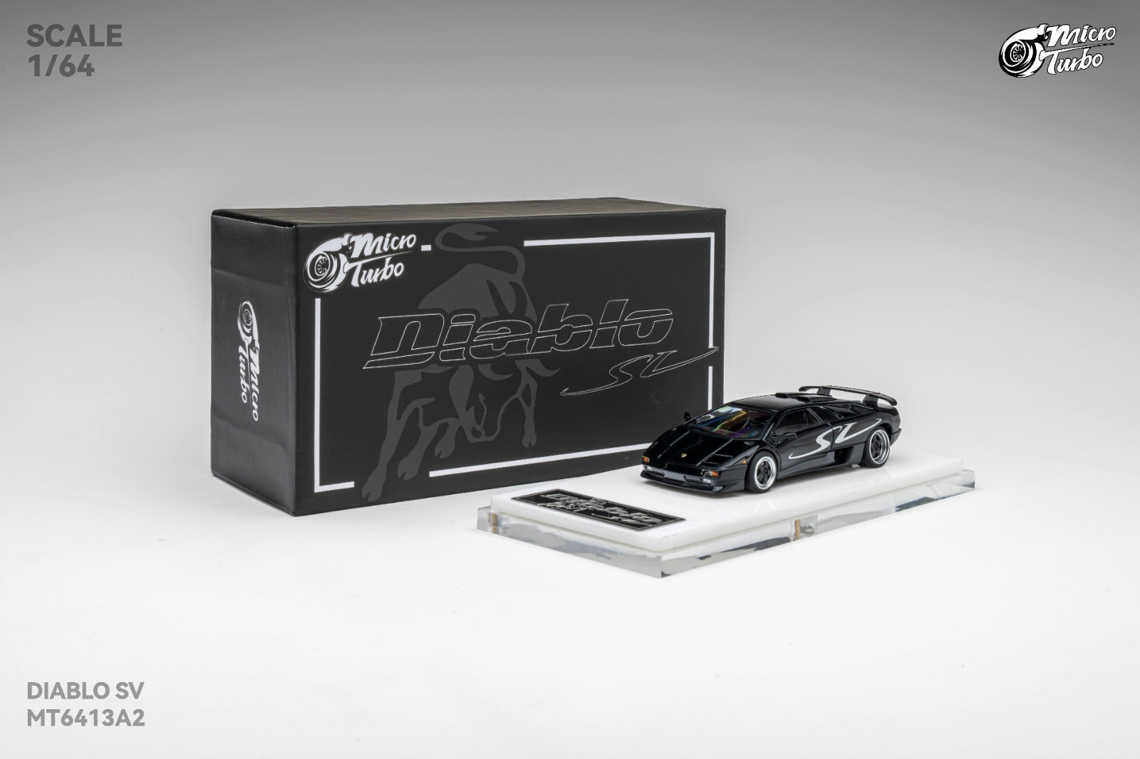 Micro Turbo 1/64 Lamborghini Diablo SV