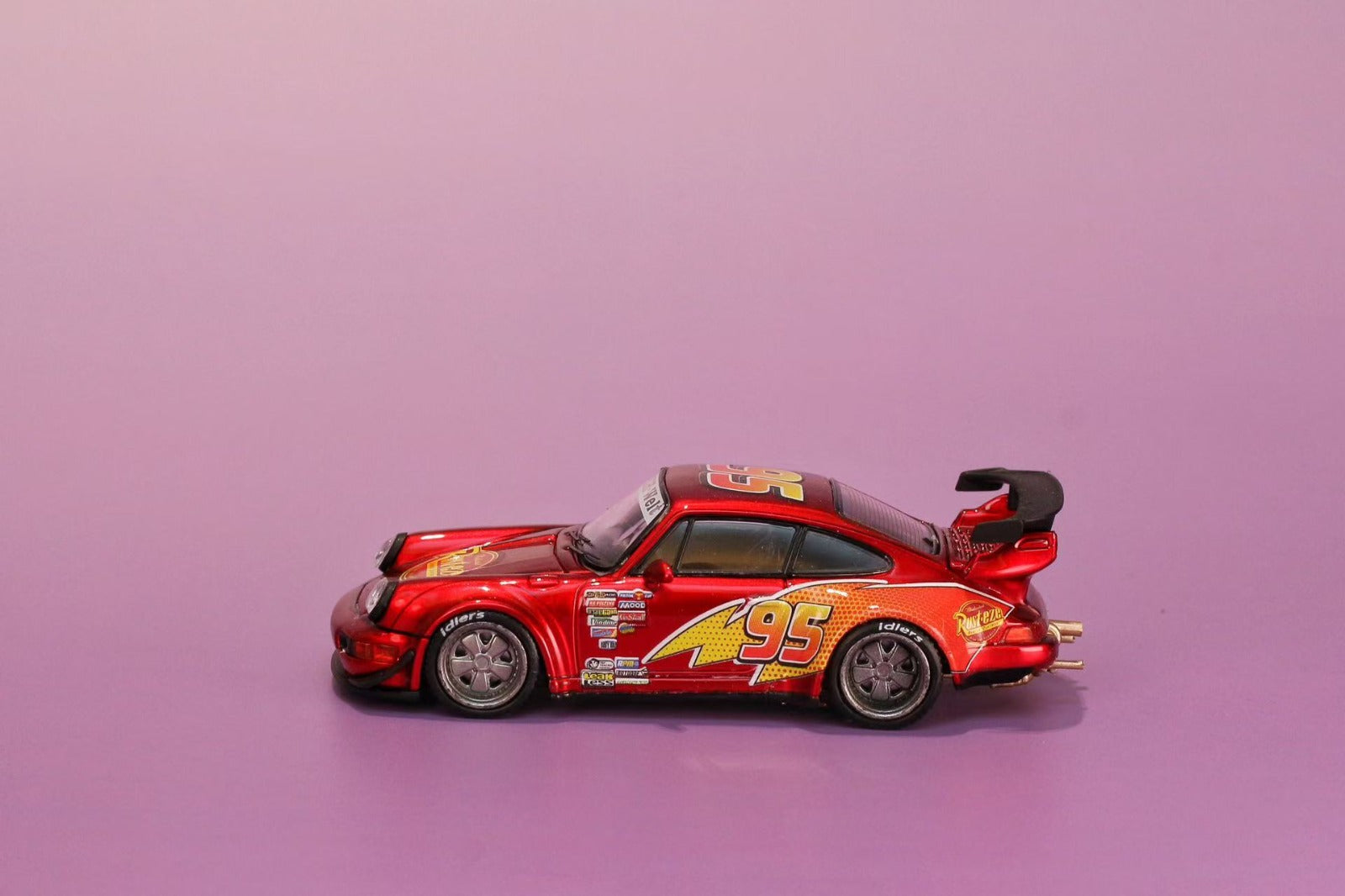 modelcar 1:64 RWB Lightning McQueen Livery Diecast Model.