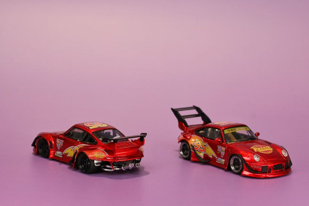 modelcar 1:64 RWB Lightning McQueen Livery Diecast Model.