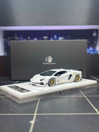 Rotating Wheel RW 1/64 Rowen Aventador S Diecast Model.