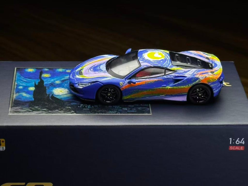Karium 1/64 Ferrari F8 Starry Night Edition