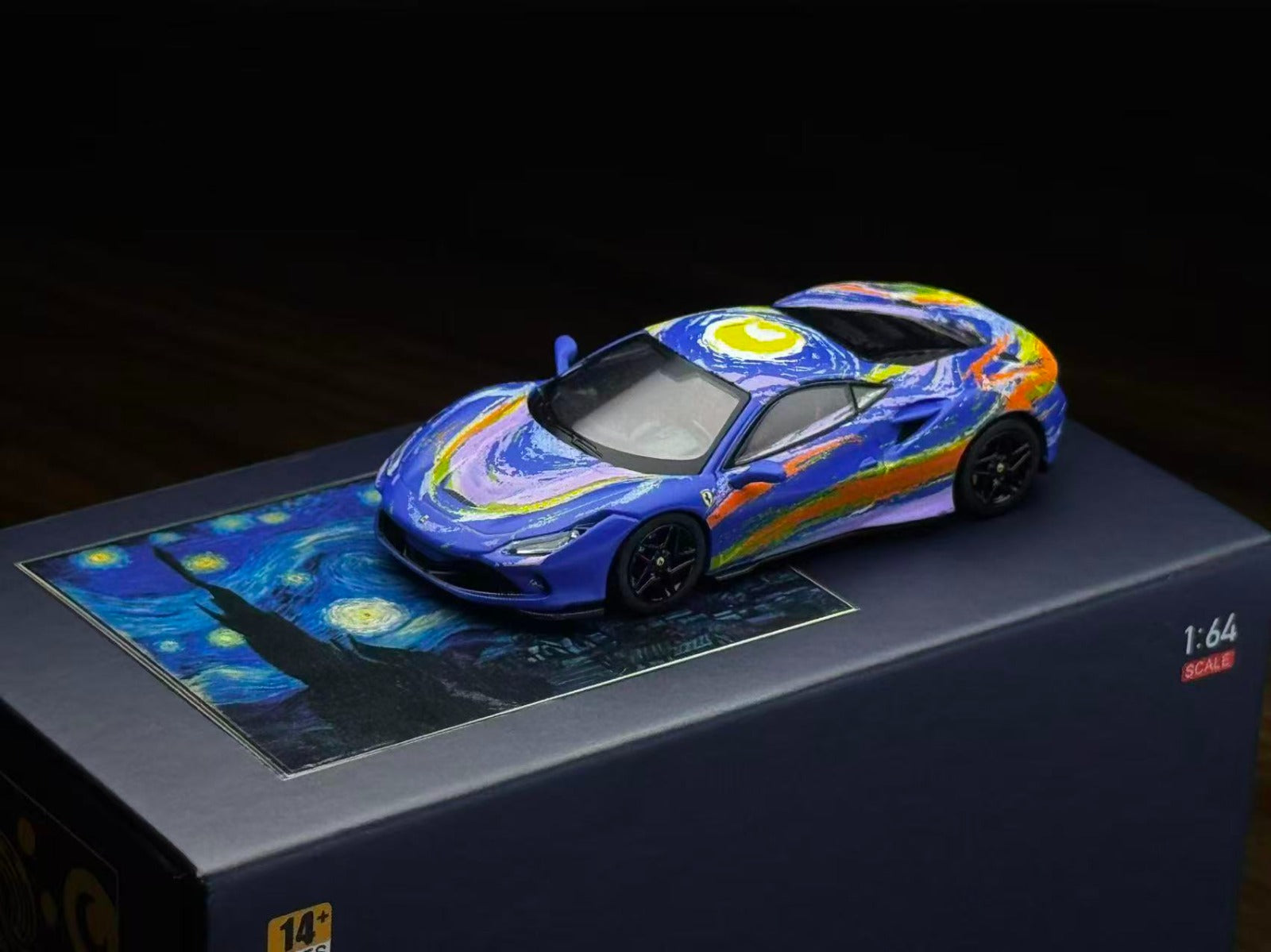Karium 1/64 Ferrari F8 Starry Night Edition