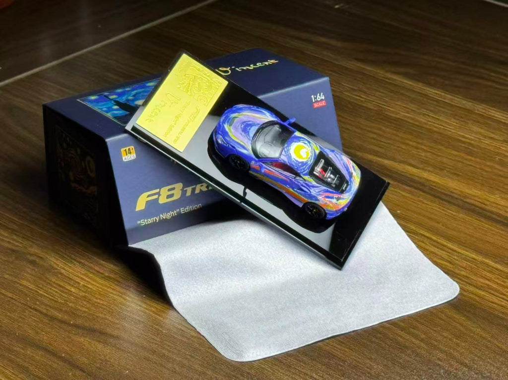 Karium 1/64 Ferrari F8 Starry Night Edition