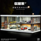 SHOU CANG JIA 1/64 LIGHT COFFEE CAR HOUSE (SCJ-82075)