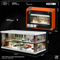 SHOU CANG JIA 1/64 LIGHT COFFEE CAR HOUSE (SCJ-82075)