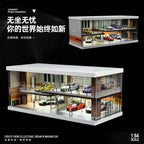 SHOU CANG JIA 1/64 LIGHT COFFEE CAR HOUSE (SCJ-82075)