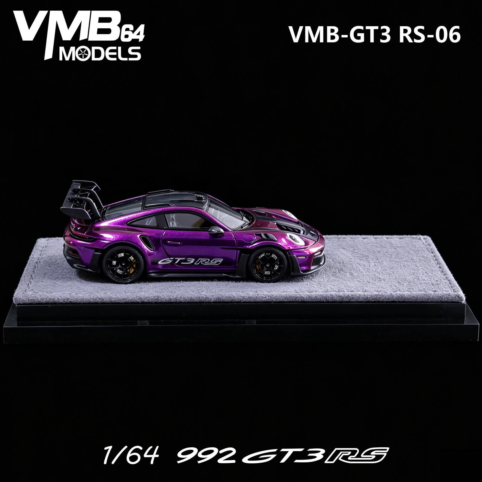 VMB 1/64 Porsche 992 GT3 RS GT PHANTOM PURPLE
