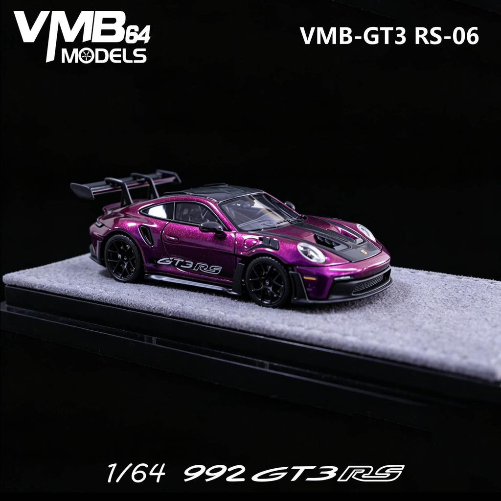 VMB 1/64 Porsche 992 GT3 RS GT PHANTOM PURPLE