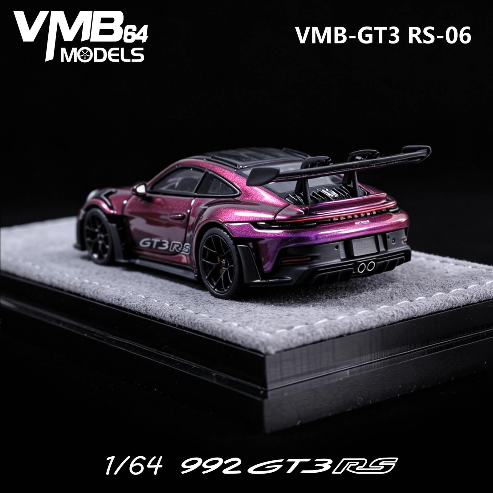 VMB 1/64 Porsche 992 GT3 RS GT PHANTOM PURPLE
