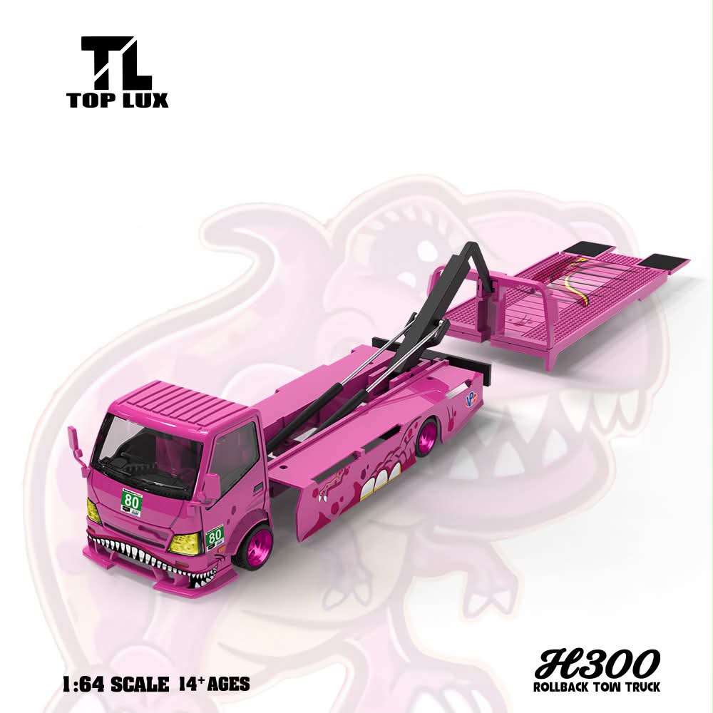 TOP LUX TL 1/64 H300 Flatbed Transport Trailer