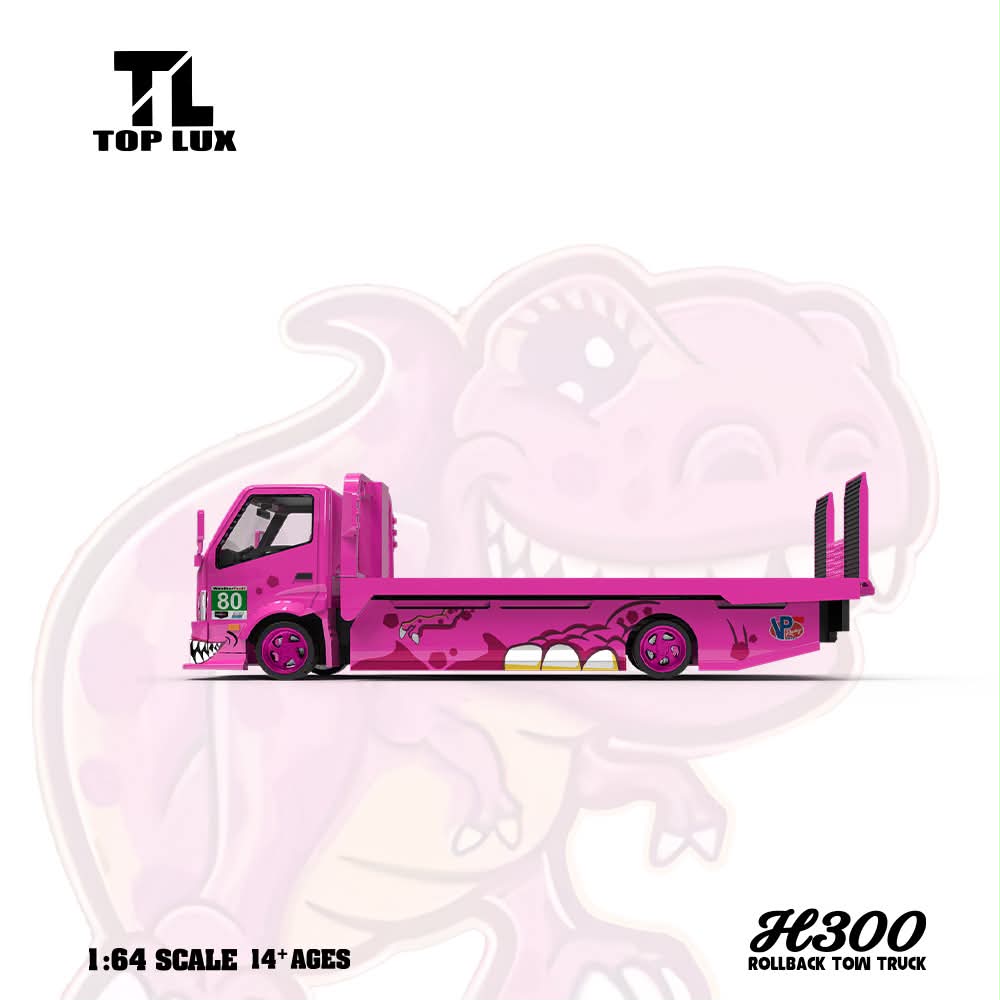 TOP LUX TL 1/64 H300 Flatbed Transport Trailer