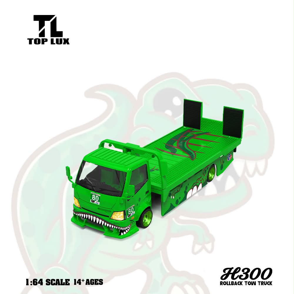 TOP LUX TL 1/64 H300 Flatbed Transport Trailer