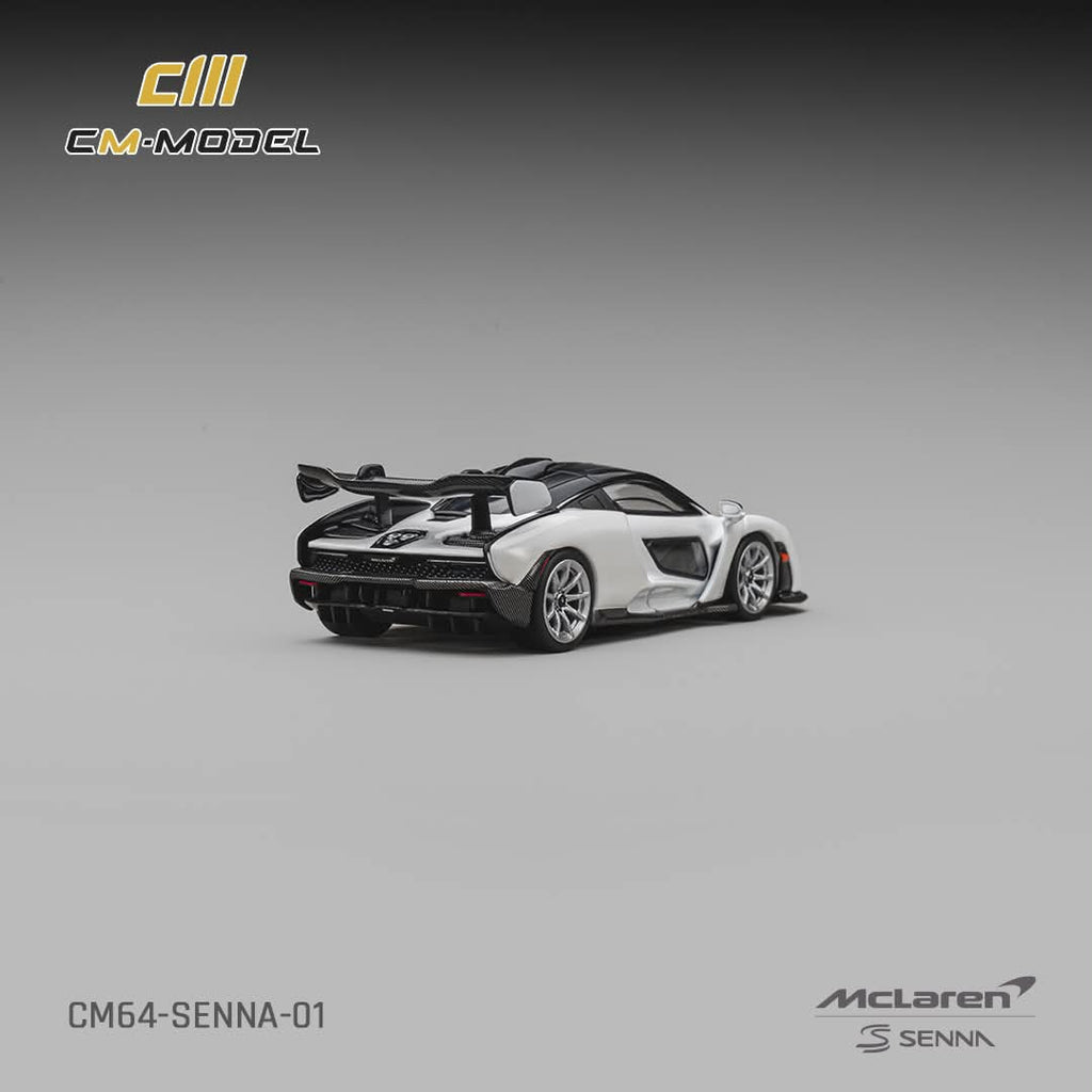 CM MODEL McLaren Senna Silica White