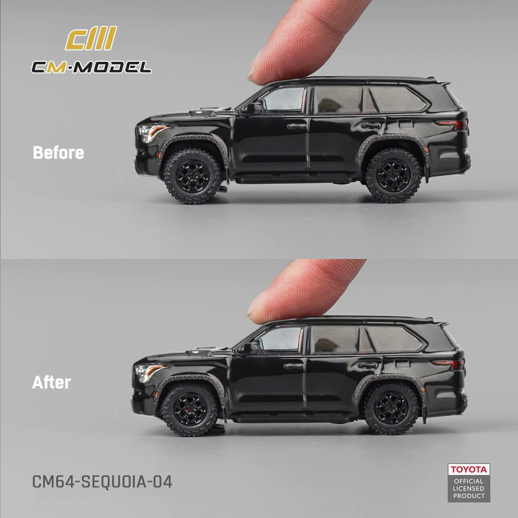 CM MODEL Toyota Sequoia Midnight Black