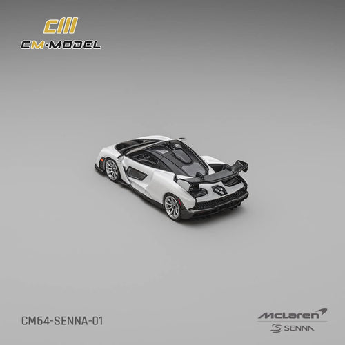 CM MODEL McLaren Senna Silica White