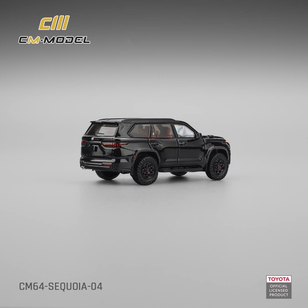 CM MODEL Toyota Sequoia Midnight Black