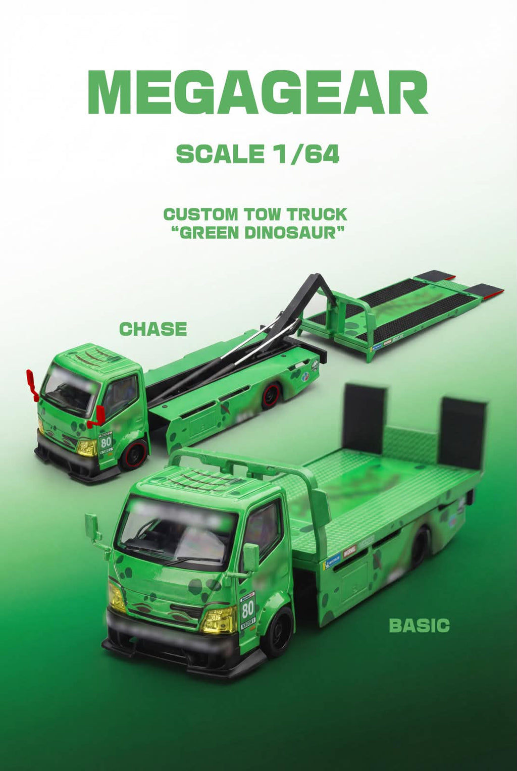 Mega Gear 1/64 H300 Flatbed Transport Trailer.