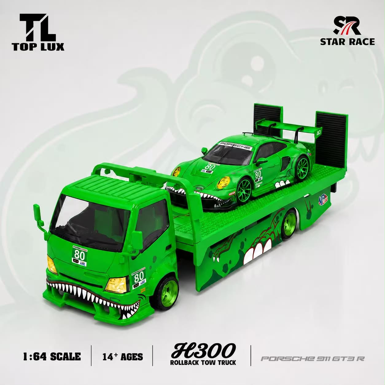 Top Lux & Star Race 1:64 Tyrannosaurus Set