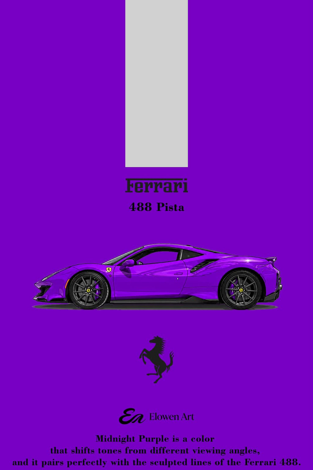 elowen Art × Ferrari 488 Pista