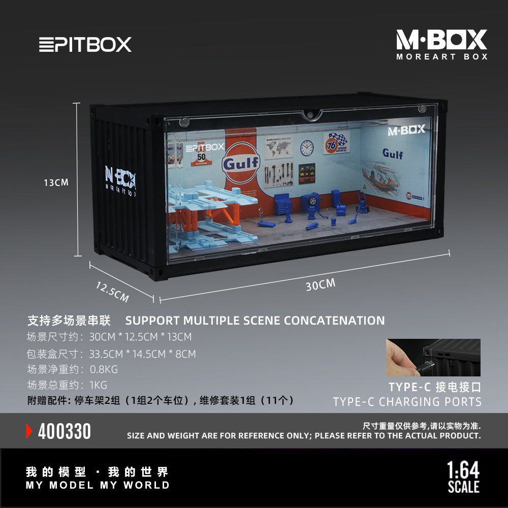 MBOX container model storage scene simulation model