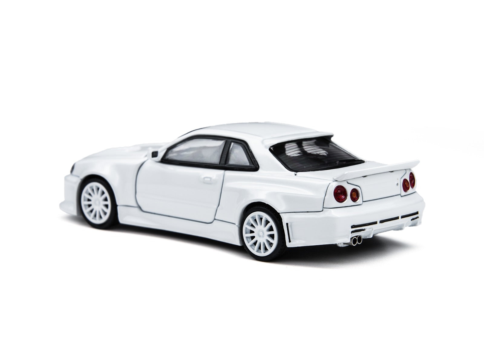 TimeMicro × PSC DESIGN 1:64 R34 "Smilodon" White Engineer Edition Realistic Alloy Car Model