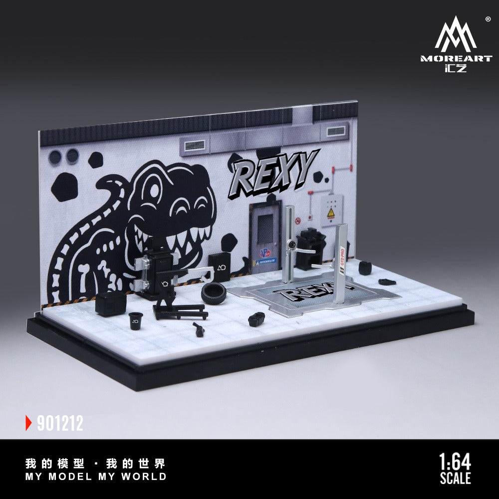 MoreArt 1:64 Dragon Painting Maintenance Room Scene — Diorama Pre-Order India