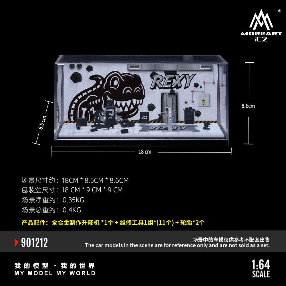MoreArt 1:64 Dragon Painting Maintenance Room Scene — Diorama Pre-Order India