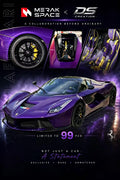 Merak Space x DS Creation 1/64 Laferrari Viola Alhumaid