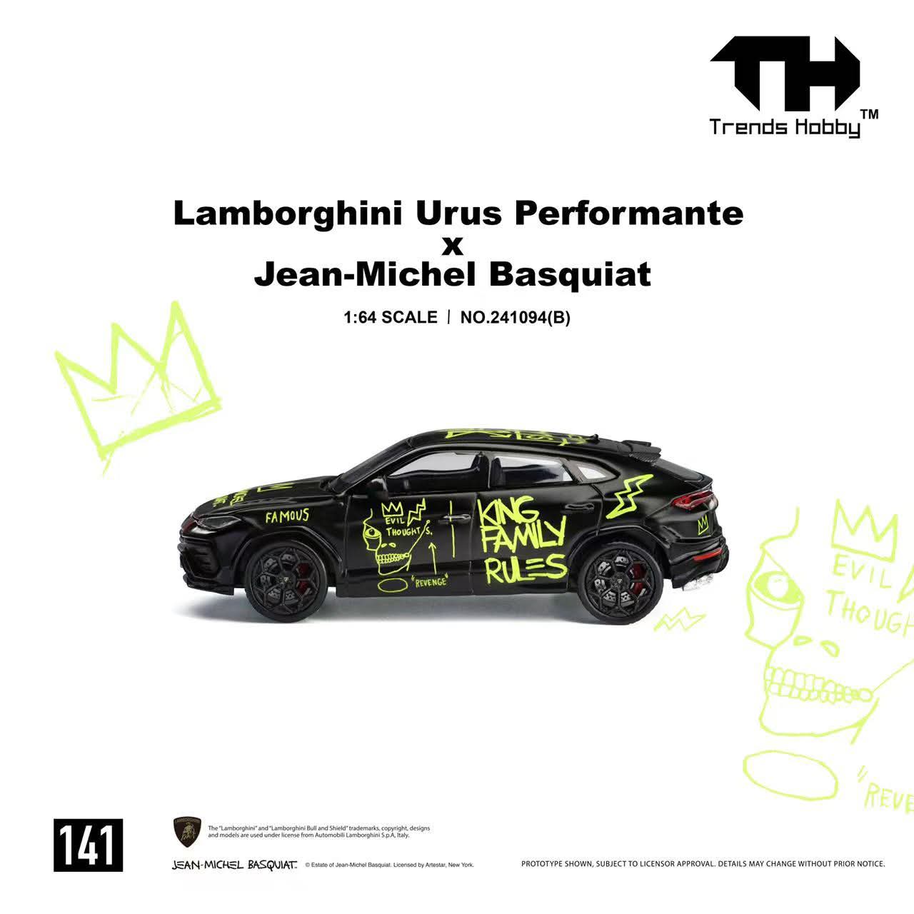 Trends Hobby Lamborghini Urus Performante x Jean-Michel Basquiat