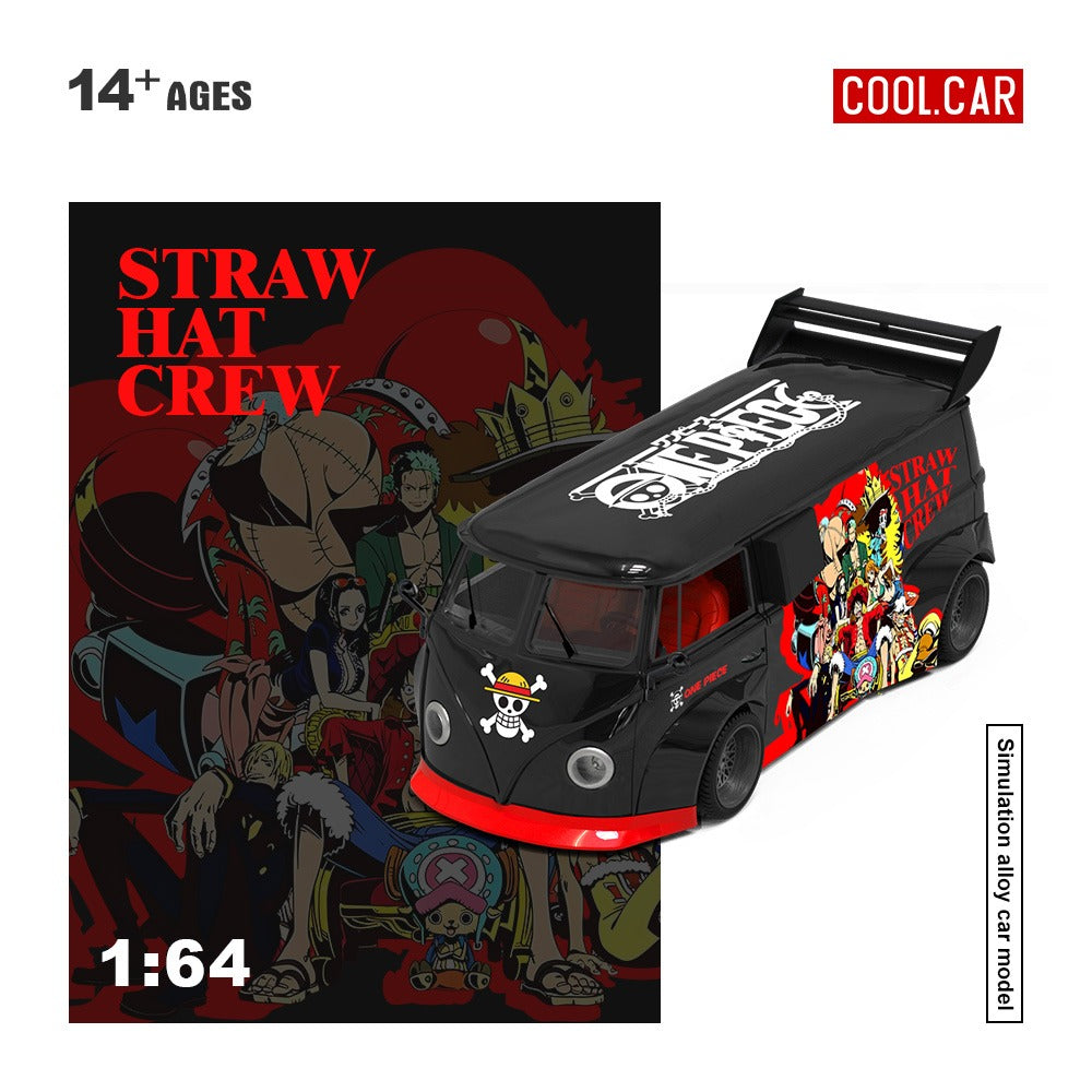 Cool Car 1:64 T1 One Piece Painting Alloy Car Model