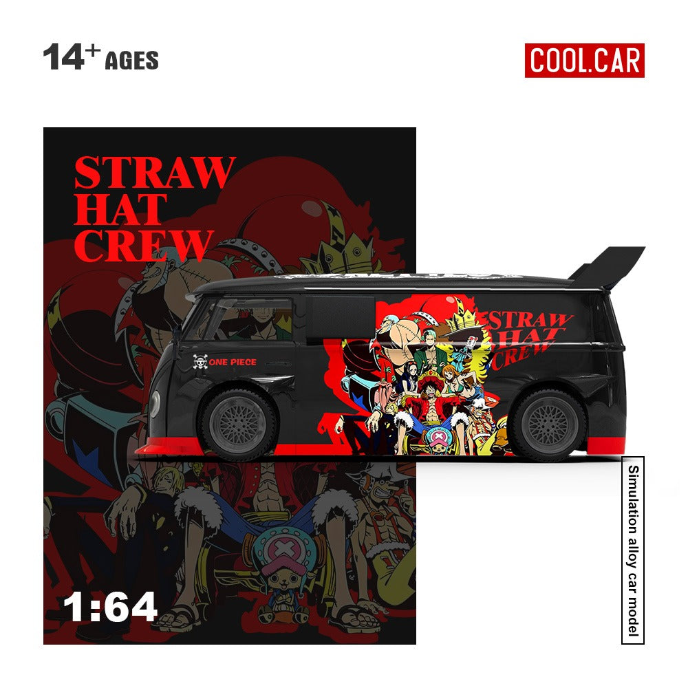 Cool Car 1:64 T1 One Piece Painting Alloy Car Model