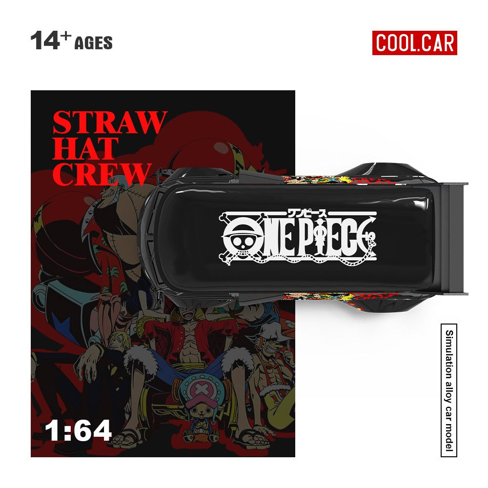 Cool Car 1:64 T1 One Piece Painting Alloy Car Model