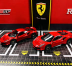 HG Model 1/64 Ferrari Prancing Horse 488 Pista Coupe Version Diecast Model.
