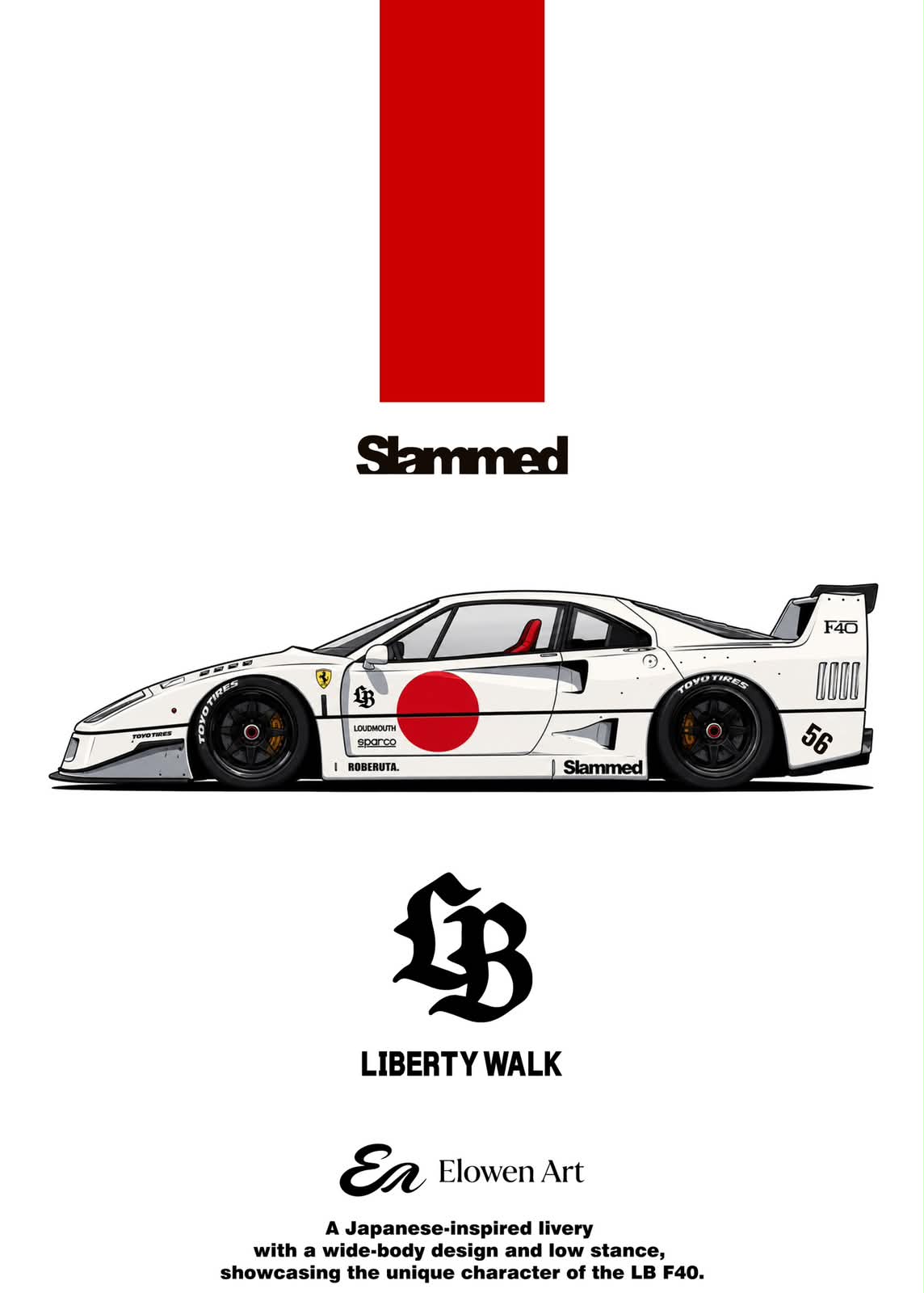 Elowen Art × Ferrari F40(LBWK)