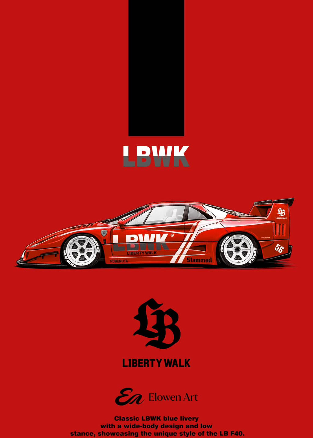 Elowen Art × Ferrari F40(LBWK)