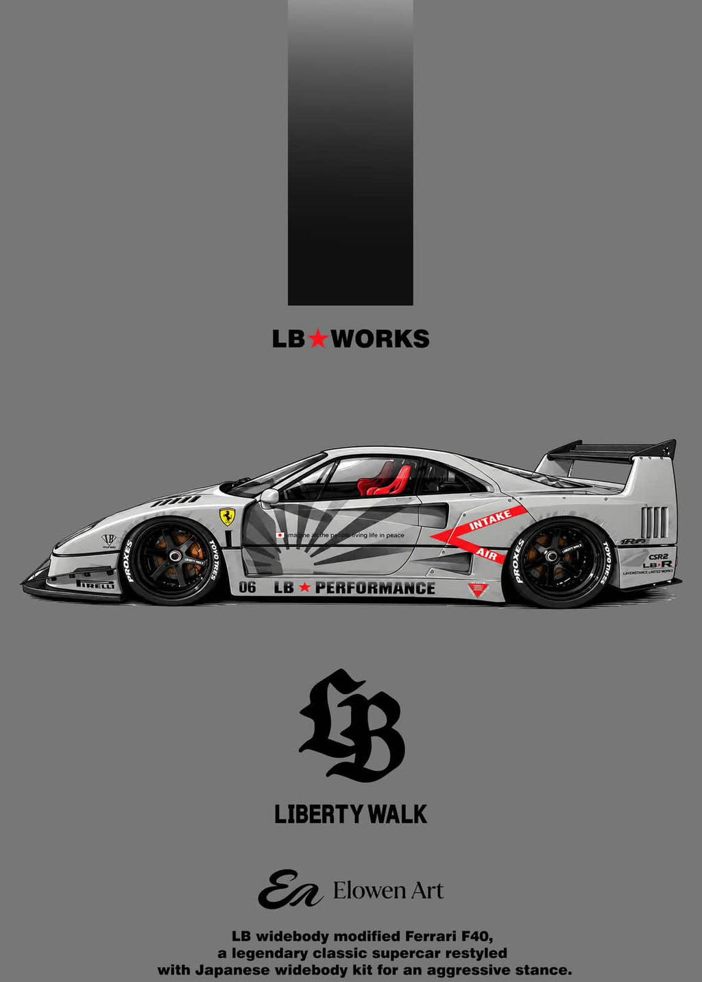 Elowen Art × Ferrari F40(LBWK)