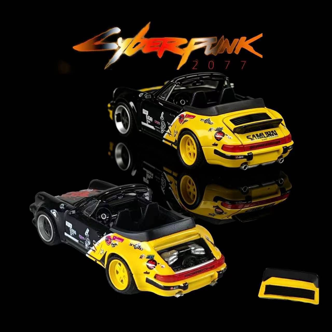 Rhino Model  1:64 Porsche 911 Turbo Cabriolet (930) Diecast Model.