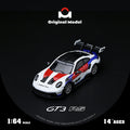 Original Model 1/64 992 GT3 RS Red and Blue Embroidery