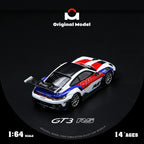 Original Model 1/64 992 GT3 RS Red and Blue Embroidery