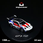 Original Model 1/64 992 GT3 RS Red and Blue Embroidery