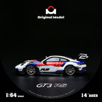 Original Model 1/64 992 GT3 RS Red and Blue Embroidery