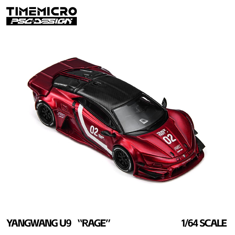 TimeMicro × PSC DESIGN 1:64 Yangwang U9 "Rage" Corsa Red Limited Edition
