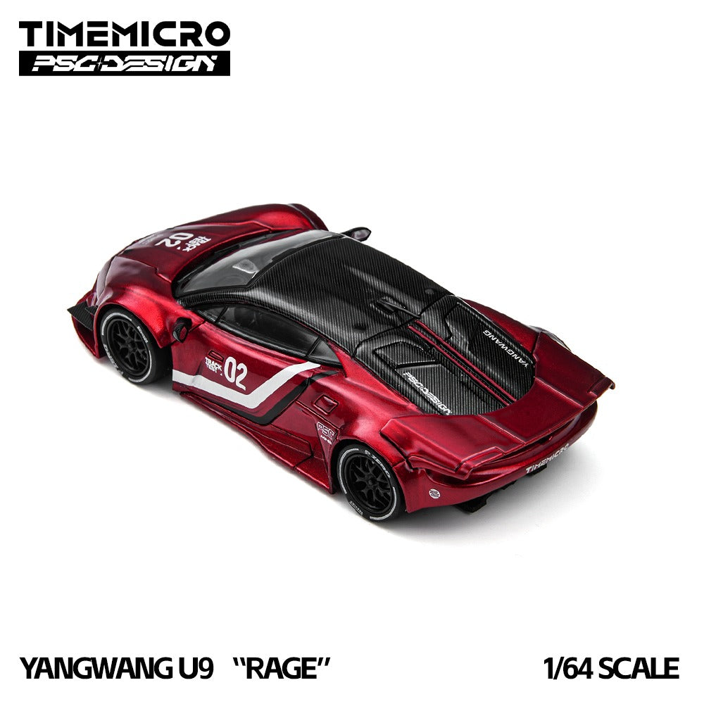 TimeMicro × PSC DESIGN 1:64 Yangwang U9 "Rage" Corsa Red Limited Edition