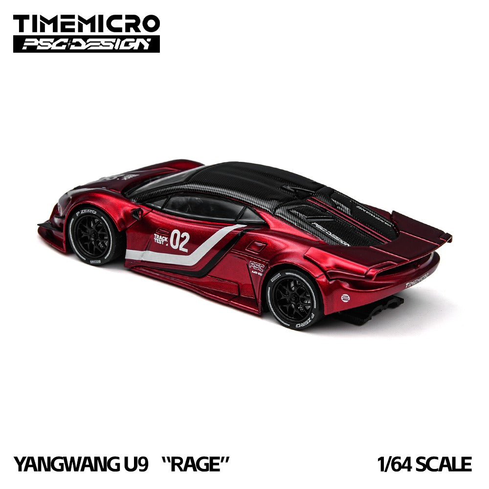 TimeMicro × PSC DESIGN 1:64 Yangwang U9 "Rage" Corsa Red Limited Edition